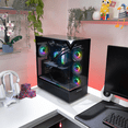 thumbnail image 3 of iBUYPOWER Element Black Gaming PC Desktop Computer Intel Core i9 14900F, NVIDIA GeForce RTX 5070 12GB, 32GB RAM, 1TB SSD, Windows 11, EBI9N5702, 3 of 11