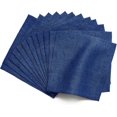 thumbnail image 1 of Solino Serviettes de Cocktail en Lin 6 x 6 Pouces – Tissu 100 % Lin Pur Bleu Royal Ensemble de 12 Serviettes de Cocktail Lavables en Machine – Athena, 1 of 6