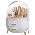 thumbnail image 1 of Organizador de maquillaje NestOrganix Skincare Cosmetic Display, blanco, 1 of 6