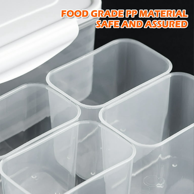 Stainless Steel Airtight Rectangular Storage Container - 4 L - for freezer  or large batches