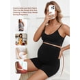thumbnail image 3 of Athlemo Maternity Yoga Shorts Over The Belly High Waisted Workout Gym Shorts, 3 of 6
