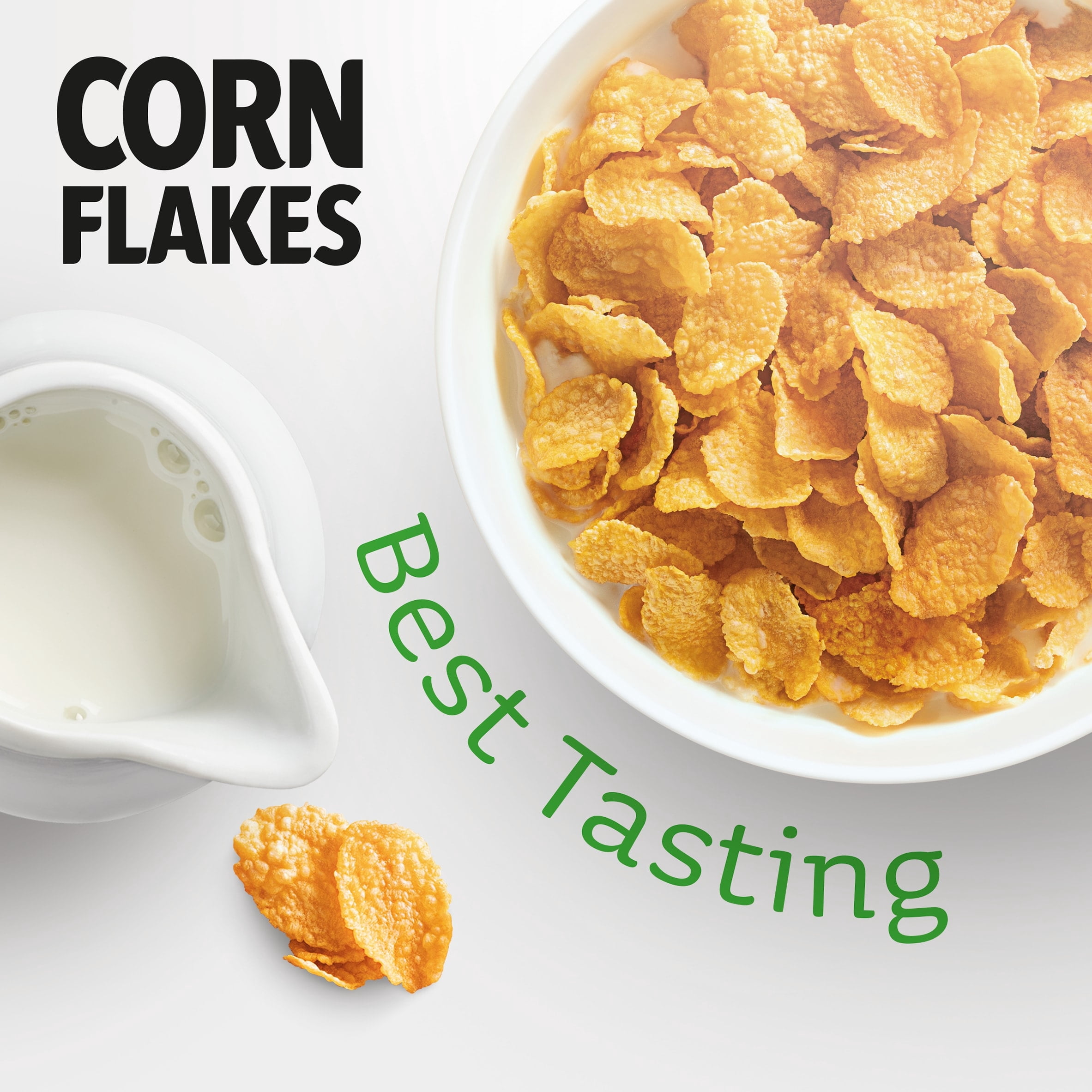 Kellogg's Corn Flakes Breakfast Cereal 450g, Imported from Britain