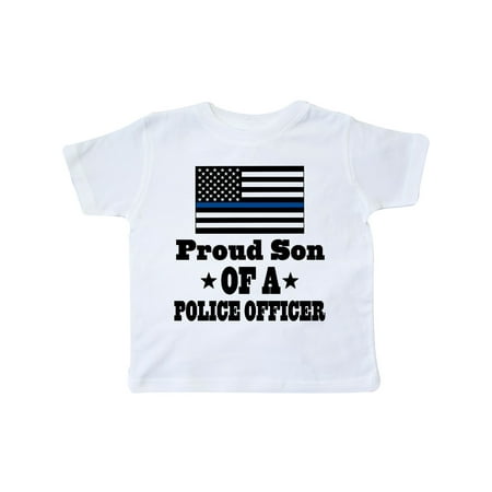 

Inktastic Police Officer Proud Son Law Enforcement Gift Toddler Boy Girl T-Shirt