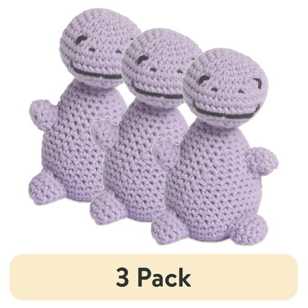 (3 pack) Red Heart Amigurumi Crochet Kit, Tiny the T-Rex