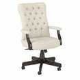 thumbnail image 1 of Bush Business Furniture Arden Lane High Back Tufted Office Chair with Arms - Cream Fabric, 1 of 7