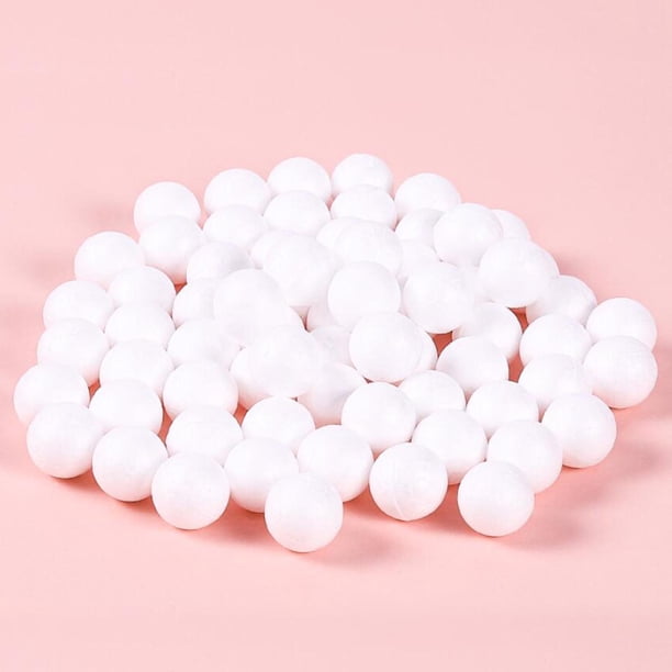 Bola de Espuma Blanca Salvador 50 piezas 50 mm Manualidades de Bricolaje