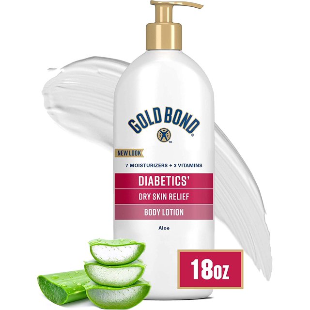 Gold Bond Ultimate Hydrating Lotion Diabetics' Dry Skin Relief, Moisturizes & Soothes, 18 oz