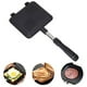 thumbnail image 2 of Sartén de aluminio de doble cara Sartén de doble cara para sandwichera con asas Sartén antiadherente Sartén para tostar, 2 of 12