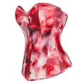 thumbnail image 6 of UPPADA Womens Corset On Sale,Womens Bustier Lingerie Bodice Corset Plus Size Bustier Tops Pattern Corset Belt Floral Bustier Top Underbust Lace Up Corset, 6 of 7