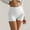 White, variant on Soft & Breathable Women's Solid Color Fashion Tight Yoga Underlay Short