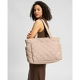 thumbnail image 6 of Tote Bag for Women, Lightweight Puffer Tote Work Bags with Compartments for Travel, Quilted Shoulder Bag with Zipper, 6 of 12