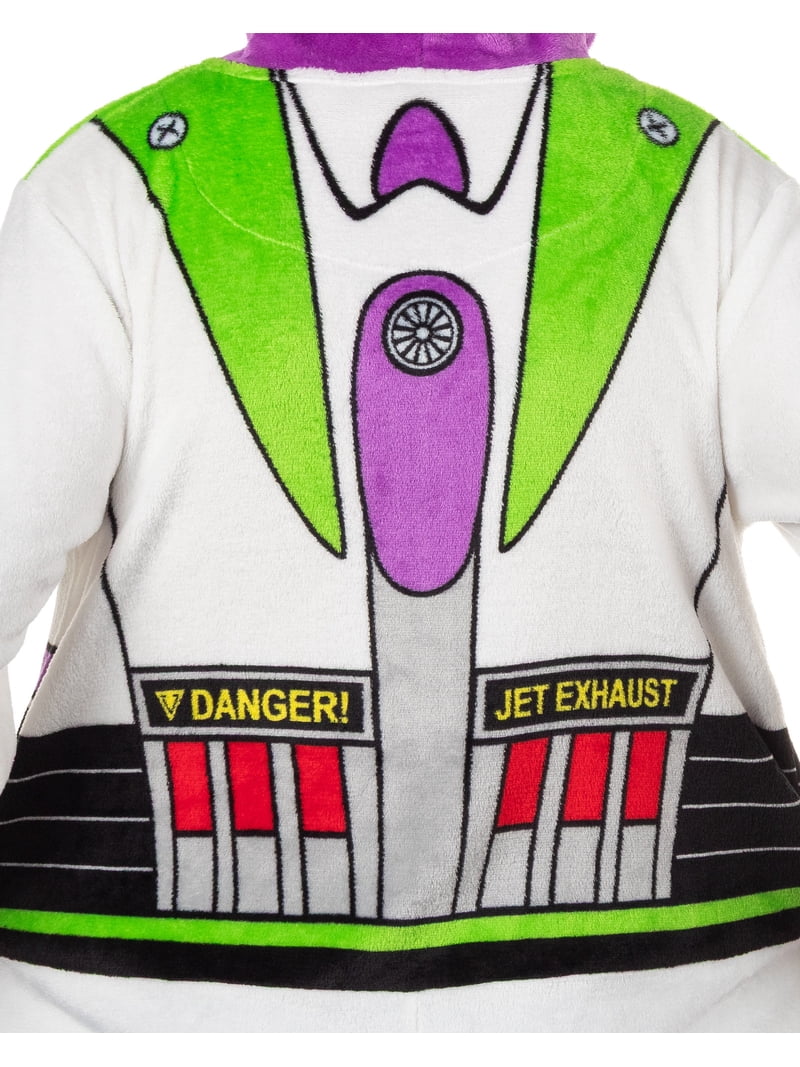 Disney Toy Story Adult Buzz Lightyear Hooded One Piece Costume