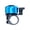 Blue, variant on Super Loud Mini Bike Bell for Adult Mountain Folding Bike Compact Silver