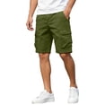 thumbnail image 4 of Inleife Men's Workwear Shorts Functional Hunting Gear Outdoor Commuting Casual Drawstring Short Pants, 4 of 5