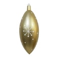 thumbnail image 1 of Vickerman MC180238 16 in. Champagne Candy Drop White Snowflake Ornament, 1 of 2