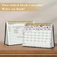 thumbnail image 6 of Small Desk Calendar 2025-2026 - Standing 2025 Desk Calendar,  MAY.2025 to JUN.2026, 8" x 6", Monthly Flip Desktop Calendar with To Do List, Your Personal Desk Calendar Planner for Home Office, 6 of 7