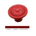 thumbnail image 3 of Pomo redondo de cerámica para puerta, cajón, armario, mueble, tirador (rojo), 3 of 3