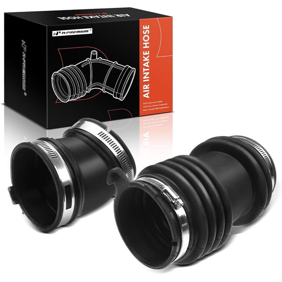 A-Premium Air Clean Intake Tube Hose Compatible with Infiniti FX35 2003-2008 V6 3.5L Petrol DOHC 2Pieces