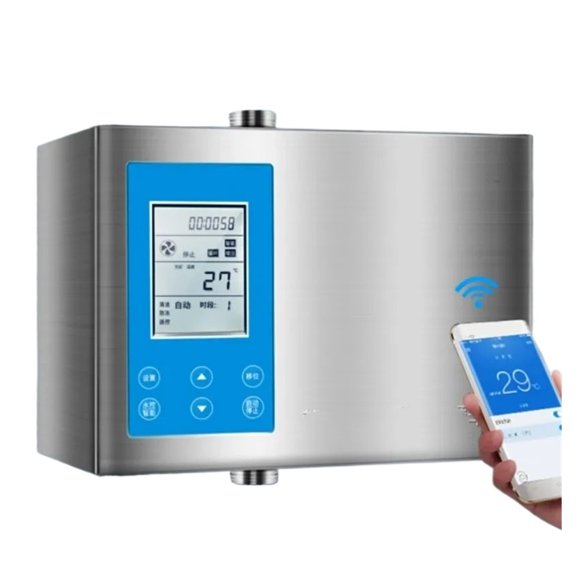 Electric Water Heater Hot Water Circulation Pressurized Air Energy Gas Water Heater Stainless Steel Pump Head ,Digital Temperature Display
