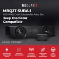 thumbnail image 2 of MB Quart Dual Rear Subwoofer Amp Set for Jeep Gladiator JT 2020-2026, 400 Watt, 2 of 10