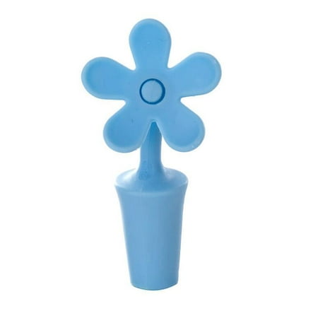 

Bar Tool Flower Shaped Silicone Vacuum Sealed Wine Bottle Stopper Kitchen Wine Champagne Stopper