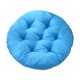 thumbnail image 3 of Cojín de asiento Almohadilla de almohada para el suelo | Poliéster suave y grueso | Color Sólido Gris Amarillo Azul Marino | 17,7 x 17,7 pulgadas | Soporte capitoné para yoga, sala de estar, sofá, 3 of 7