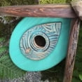 thumbnail image 3 of Creative Leaf Shape Bird House Beautiful Bright-colored Wood Bird Nest for Garden, 3 of 8