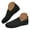 Black-w, variant on 2DXuixsh Plus Size Women's Mesh Slip on Flats Breathable Low Cut Casual Work Shoes Comfortable Lightweight Non-Slip Studded