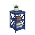 thumbnail image 6 of Convenience Concepts Oxford End Table with Shelves, Cobalt Blue, 6 of 6