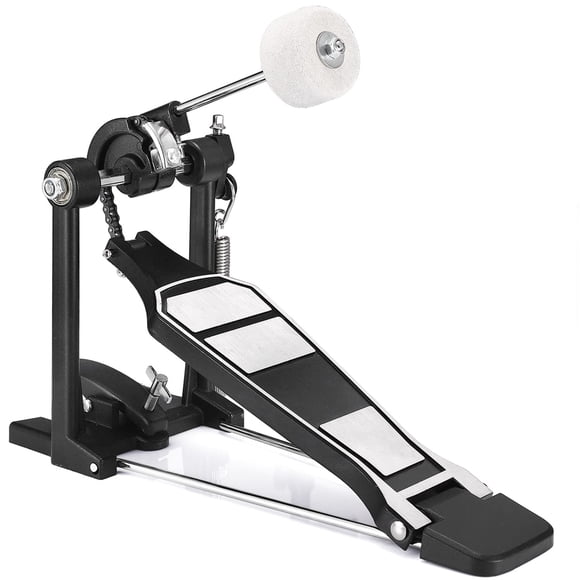 Pedal de bombo Facmogu Single Kick con batidor de fieltro y tecla