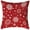 A, variant on 4 Pack Christmas Pillow Covers 18x18 Inch, Red Christmas Cushion Covers with Snowflake Christmas Tree Printed Design, Holiday Throw Pillow Case for Sofa Couch Home Decor