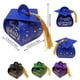thumbnail image 3 of Yuarrent Elegante caja de bombones con letras doradas para ocasiones especiales, reutilizable. Kits de decoración para fiestas azul 30 piezas, 3 of 6