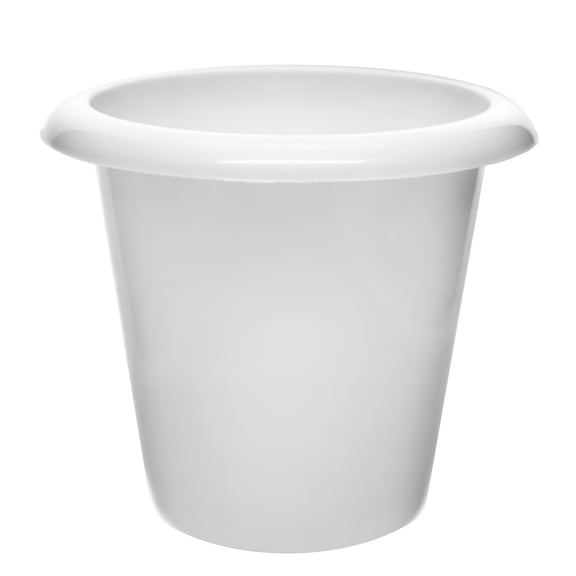 Plant Nursery Pot, 8" Tall - Polypropylene - Downward Extended Rim - Drillable Drain Holes - Eisco Labs