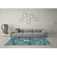 thumbnail image 3 of Ahgly Company Indoor Rectangle Persian Light Blue Traditional Area Rugs, 6' x 9', 3 of 4