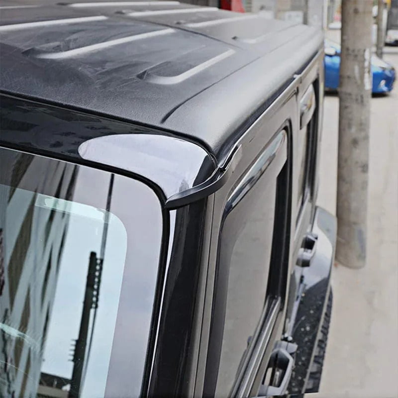 2 Pcs Car Rain Gutter Extensions Roof Water Guard Diversion Channel Slot For Jeep For Wrangler JK JKU 2007-2017 External Accessory