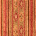 thumbnail image 1 of Ahgly Company Indoor Square Abstract Orange Modern Area Rugs, 7' Square, 1 of 4