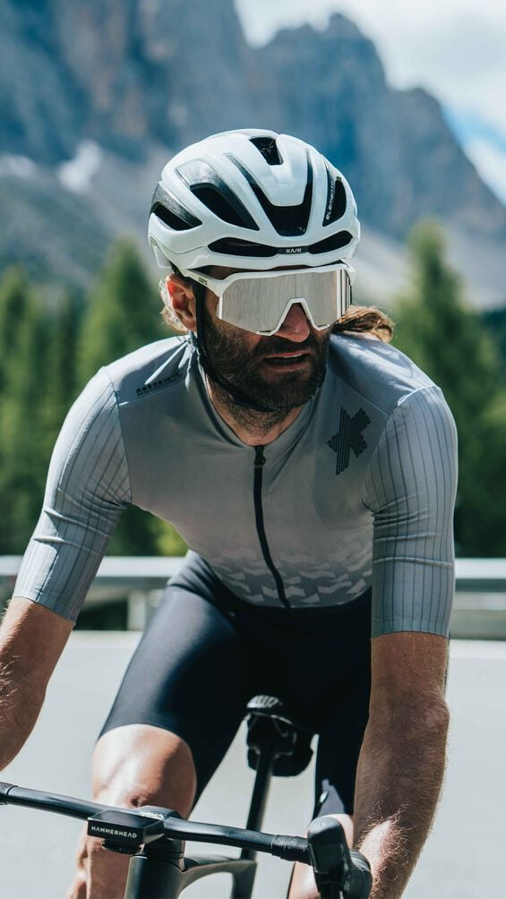 Kask Elemento Bike Helmet, White, Large