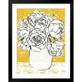 thumbnail image 2 of Art.com Golden Peony I Art Print by Annie Warren, Black Frame Wall Art, 32" x 40", 2 of 5