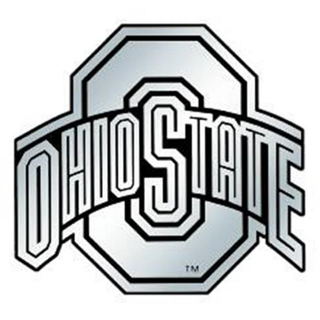 Ohio State Buckeyes Auto Emblème - Argent