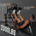 thumbnail image 2 of JoanKaren Leg Press Machine,2200lbs Weight Capacity,45 Degree Curved Foot Plate Leg Workout Machine for Strength Training, 2 of 9