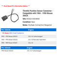 thumbnail image 2 of Throttle Position Sensor Connector - Compatible with 1984 - 1996 Nissan 300ZX 1985 1986 1987 1988 1989 1990 1991 1992 1993 1994 1995, 2 of 2