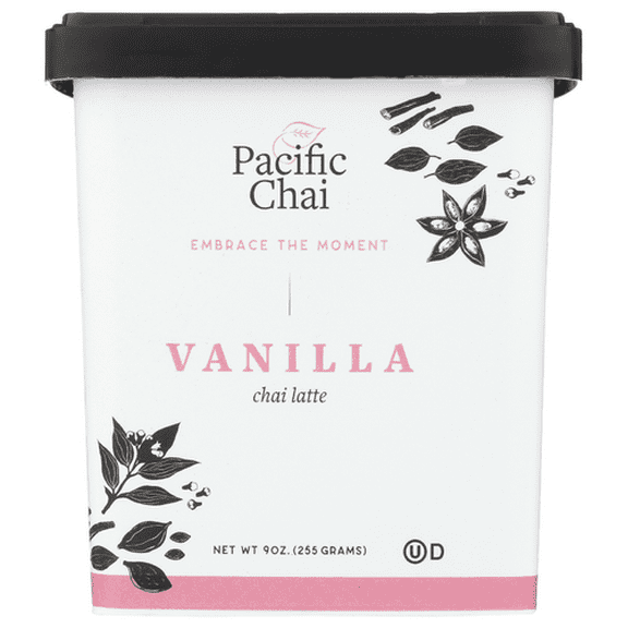 (Pack of 6) Pacific Chai Mix Chai Latte Vanilla 9 oz