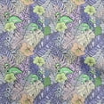 thumbnail image 1 of oneOone Polyester Spandex Purple Fabric Tropical Flamingo Craft Projects Decor Fabric Printed By The Yard 56 Inch Wide, 1 of 4