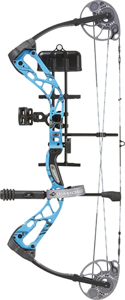 Diamond Edge SB-1 Bow Package, Electric Blue Blaze, 70 lb., RH