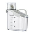 thumbnail image 1 of SIfdSeng Travel Snack Container Storage Containers Airtight Kitchen Cereal Dispenser for Countertop Grain Dispenser for Sugar Rice Flour Soy Green Airtight Containers Travel Snack Container, 1 of 7