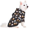 thumbnail image 2 of Fotbe Snowflake Cream Hot Cocoa Sudadera con Estampado para Perros Pequeños – Suéter con Capucha para Mascotas, Tela Suave de Forro Polar con Bolsillo-Medium, 2 of 7
