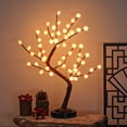thumbnail image 4 of Árbol de luz LED, árbol de rosas, blanco cálido, ramas ajustables, lámpara de árbol LED, árbol decorativo, iluminación de árbol iluminada, Indo, 4 of 5