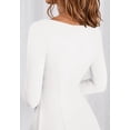 thumbnail image 4 of BTFBM Spring Dresses for Women Trendy Boat Neck Long Sleeve A Line Flowy Knit Loose Casual Elegant Party Maxi Dress, 4 of 9