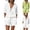 28# White, variant on Linen Sets for Women 2 Piece Short Sleeve Tops and Wide Leg Shorts Summer Casual Fashion Beach Outfits White L