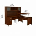 thumbnail image 2 of Somerset 72W L-Shaped Sit to Stand Desk with Hutch - Engineered Wood, 2 of 9